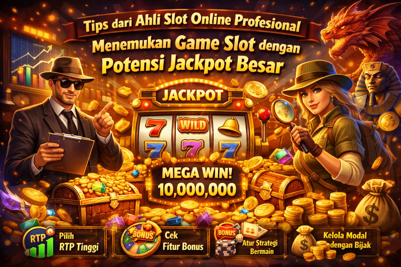 Tips dari Ahli Slot Online Profesional untuk Menemukan Game Slot dengan Potensi Jackpot Besar